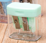 Double Holes Plastic Pencil Sharpeners