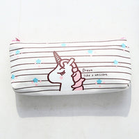 Cute Cartoon Animal Unicorn Pencil Cases