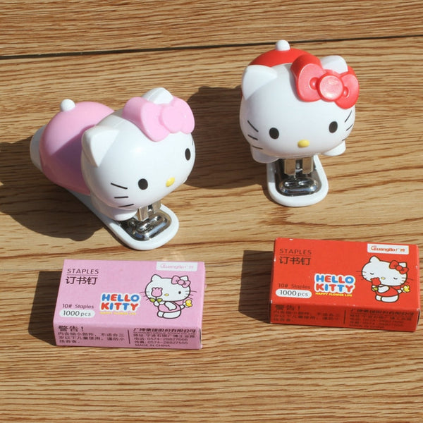 Cute Lovely Hello Kitty Mini Stapler