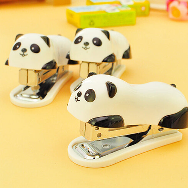 1 Pcs Mini Panda Stapler Set