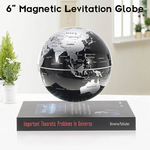 Magnetic Rotating Globe Floating World World Map