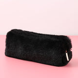 Large Capacity Plush Pencil Bag