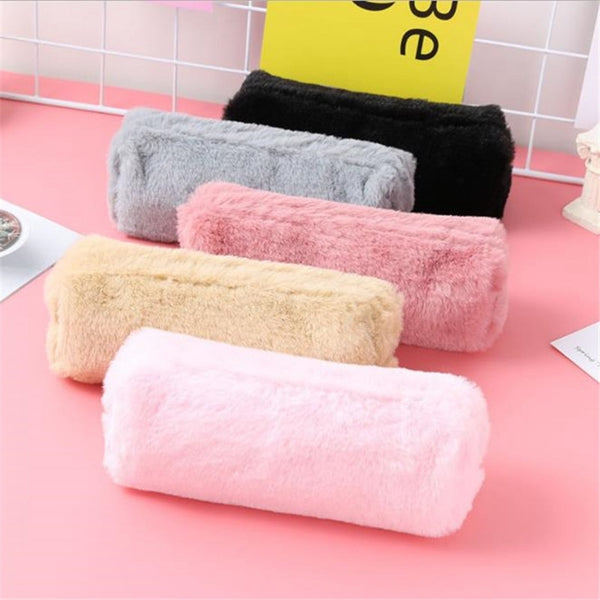 Color Plush Pencil Case