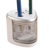 1 Piece Silver Electric Pencil Sharpener