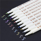 10 Colors Metallic Marker Pen