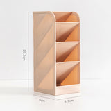 4 Grid Pencil Pot Box Case Desktop Pen Holder Table