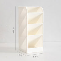 4 Grid Pencil Pot Box Case Desktop Pen Holder Table